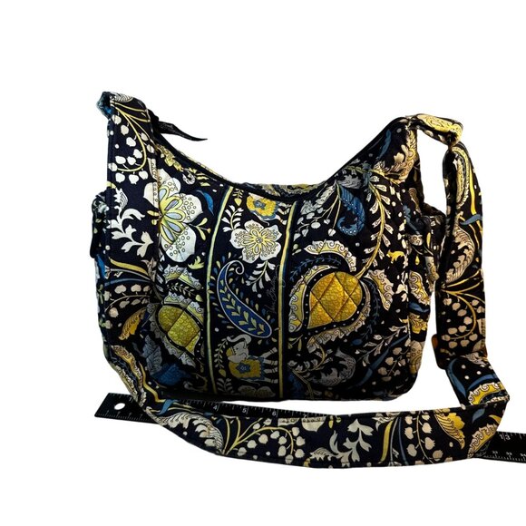 Vera Bradley Midnight Blues Quilted Cotton Crossbody Adjustable Strap Bag - Picture 2 of 12